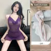 Lingerie Sedutora Elegante Camisola de Alça com Decote Redondo Pijama de Verão Emagrecedor Sexy Camisola Sem Mangas Costas Nuas Puro Desejo