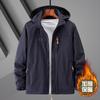 Chaqueta Casual de Otoño e Invierno Chaqueta de Trabajo para Hombre Cortavientos con Forro Polar Gruesa Top Deportivo para Exterior de Secado Rápido Ropa Rústica Personalizada