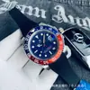 Reloj GMT Greenwich Reloj Mecánico Totalmente Automático Anillo Coke Anillo Sprite Correa AAA Alta Calidad Reloj para Hombre