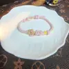 Pulsera Tejida a Mano Estilo Chino Nudo Flor de Durazno y Nudo Hoyuelo, Pulsera de Joyería Trenzada de Ocho Hilos Dorada y Plateada para Usar DIY