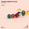 Botões de jade sintético, botões de fecho, novo estilo chinês Hanfu, cheongsam, botões decorativos para traje Tang, acessórios de vestuário DIY feitos à mão