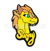 Dragón de ala de fuego pajita PETG pajita en espiral pajita de dibujos animados parche de pegatina de pajita accesorios decorativos de codo de grado alimenticio