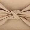 Faixa de Cabelo Esportiva de Algodão para Mulheres AliExpress Cor Sólida Nó Amarrado Faixa de Cabeça Larga Capuz Faixa de Cabelo Elástica