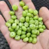 Fivela de Jade Verde Fruta Contas de Ábaco Contas Soltas de Jade Separadores de Pedra de Quartzo Acessórios para Joias Contas Artesanais Atacado