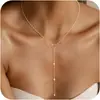 Collar de Gota de Moda Transfronteriza Europea y Americana de Diseño de Nicho para Mujer, Ajustable, Elegante y Accesorio de Moda de Alta Gama
