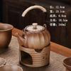 Fogão Circundante Chá Cozinhar Retro Beam Pot Fogão de Chá Panela de Saúde de Cerâmica Panela Única Fogão de Carbono de Fogo Brilhante com Chaleira Xícara de Chá