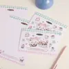 Set de Papel de Carta Creativo y Lindo, Papel de Carta de Bendición Manuscrita Artístico y Sencillo, Set de Papel de Carta con Ilustraciones Divertidas