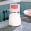Botella dosificadora de sal para cocina, sazonador reductor de grasa, botella para controlar la cantidad de sal, frasco de sal sellado a presión, frasco para condimentos a prueba de humedad y con medidor