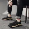 Sapatos Masculinos Plus Size Transfronteiriços Outono Novo Estilo Sapatos Masculinos de Couro Solado Macio Mocassins Slip-on Artesanais Solado Macio Sapatos Masculinos Casuais