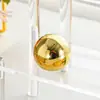Manija de Armario Multicolor Elegante Accesible de Lujo Italiana Francesa Manija Pequeña de Agujero Único para Cajón de Mueble Puerta de Gabinete Plateada Electrochapada