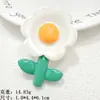 Accesorios Grandes de Resina Flor de Sol Accesorios Hechos a Mano DIY Pasador Caja de Almacenamiento para Taza de Agua Zapatos con Agujeros Funda para Teléfono