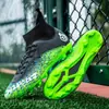 Dropshipping Amazon transfronteiriço de novos tênis de futebol masculinos, de cano alto, com travas longas e travas curtas, para tênis esportivos de treinamento para adolescentes e meninos
