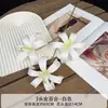 3 Flores de Lirio Dorado Artificiales para Arreglos Florales de Tallo Único, Accesorios para Fotografía de Bodas y Decoraciones de Pasillo de Boda