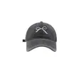 Gorra de béisbol con lazo para mujer, nueva moda primavera/verano, gorra de visera versátil bordada, sombrero de protección solar para hombre, casual y versátil
