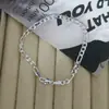 Cadena Cubana Tres en Uno Galvanizada 925 para Hombres y Mujeres con Diseño Único y Cadena Plana - Venta Caliente de Comercio Exterior Temu