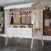 Barraca de Mercado Suporte de Exibição Barraca de Mercado Noturno Prateleira Carrinho de Flores Suporte de Exibição Promocional Carrinho de Barraca de Rua Móvel Dobrável