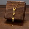 Comercio Exterior de Amazon Venta Caliente Collar de Acero de Titanio Temperamento Femenino Circonita Microincrustada Personalidad Cadena para Clavícula de Alto Sentido Colección Joyería