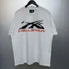 Hermosa Moda Hell Star Ins Mismo Estilo Vintage Estampado Top para Hombre y Mujer Casual a la Moda Algodón Puro Lavable Camiseta de Manga Corta