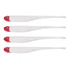 Venta al por mayor ojo color tenedor cola suave pez 13cm/8.5g tenedor cola suave pez Señuelo para carretera silicona simulación cebo artificial