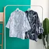 Moda Primavera y Verano 2024 Marca de Ropa Bata Tie-dye de Grulla Estilo Coreano para Hombre Moda Guapo Estilo Harajuku Casual Chaqueta de Calle