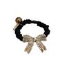Diadema de lazo de Perla de Pedrería para mujer verano Rojo de internet serie sol cuerda para el cabello de intestino pequeño banda elástica de goma de alta calidad para atar el cabello accesorios para el cabello