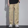 Pantalones de Trabajo Rectos Holgados Estilo Americano para Otoño e Invierno Nuevos Pantalones Juveniles Multibolsillos Pantalones Casuales para Hombre Pantalones Largos de Exportación