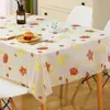 Mantel, cubierta para mesa de centro, mantel delgado de plástico, impermeable y resistente al aceite, mantel sin lavado, cubierta de mesa, mesa rectangular