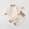 Ropa para Bebé Primavera y Otoño Conjunto de Dos Piezas para Recién Nacidos Algodón Puro Ropa de Otoño y Pantalones Talla a 6 Meses Niña Ropa de Otoño para Bebé Ajustada al Cuerpo