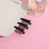 Pinzas de pato de plástico de colores dulces hechas a mano para niños, pinzas para el pelo de plástico sólido tipo gelatina para niñas pequeñas, 3.5 cm