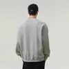 Sudadera de cuello redondo para hombre, estilo primavera y otoño, diseño de manga raglán, holgada, casual, simple, versátil, top pullover moderno para hombre