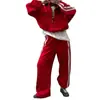 Otoño 2026 Nuevo Estilo Europeo y Americano Transfronterizo Comercio Exterior Cómodo Casual Estilo Deportivo Cárdigan de Manga Larga Superior Conjunto de Pantalones Largos