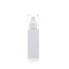 Botella dispensadora de esencia de 80-150 ml Botella de loción para mascotas con tapa de presión y hombro plano de 100 ml Botella de crema de esencia hidratante