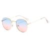 Nuevas Gafas de Sol Redondas Europeas y Americanas Más Vendidas Transfronterizas para Hombres y Mujeres, Modernas Retro Metálicas Tendencia Antivaho