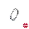 Anillo de Plata de Ley S925 para Mujer, Estilo Coreano, Joyería de Verano Hueca con Incrustaciones de Diamantes, Diseño de Nicho, Dedo Índice, Estilo Ins