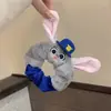 Diadema linda de Conejo Policía con Sombrero, Diadema de Orejas de Conejo, Pasador para el Cabello de Desempeño Infantil, Accesorio para el Cabello para Fotos en Parque de Atracciones