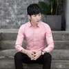 Camisa Blanca para Hombre, Manga Larga, Corte Delgado, Antiplanchado, Ropa Formal de Trabajo, Traje de Hombre, Camisa para Padrino, Camisa de Boda