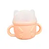 Bandeja de Hielo Animales Molde de Pastel de Arroz de Silicona Taza de Pudín Taza de Mousse para Helado Molde de Helado de Oso Taza de Gelatina Bandeja de Hielo