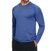 2026 Nueva Camiseta de Manga Larga Raglán para Hombre, Moda Tendencia Elegante Versátil para Primavera y Otoño