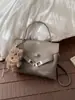 Bolso Kelly de Moda Versátil Nuevo Otoño e Invierno 2025 Bolso de Mano Elegante Gran Capacidad Versátil Bolso Cruzado de Hombro