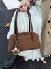 Nuevo Bolso de Hombro Maillard Retro Mate para Mujer Otoño/Invierno 2026, Bolso de Axila de Alta Gama para Viajes, Transfronterizo