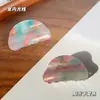 Pinza de Agarre Acrílica Grande Tipo Tiburón Cambiante de Color Estilo Coreano Dulce Elegante Pinza para el Cabello Cabello de la Parte Posterior de la Cabeza para Mujer