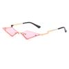 Nuevos Lentes de Sol Rain para Mujer, Gafas de Sol de Fiesta Triangulares Pequeñas a la Moda, Gafas Peculiares