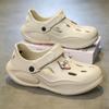 Zapatos de Verano con Agujeros Huecos para Hombre, Zapatos de Playa Impermeables y Ligeros, Sandalias de Coco Transpirables para Jóvenes con Suela Blanda