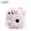 Adecuado para Instax Mini13/12/11/Bolsa para Cámara Instax, Bolsa Transparente para Almacenamiento de Cámara con Diseño de Margarita y Cielo Estrellado