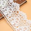 Fabricantes de fuentes, venta al por mayor, accesorios de encaje bordado de algodón, tela bordada decorativa DIY, tela para ropa de mujer
