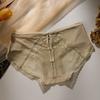 Pantis de Encaje con Forma de Durazno en la Cintura Media, Estilo Pura Pasión, Malla Transpirable Fina Sin Costuras, Bragas Sexy para Mujer, Levanta Glúteos