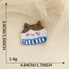 Gatinho Astronauta Espacial Fofo e Fofo Decoração de Mala Acessórios para Roupas Manualidades Patch de Tecido Patch