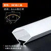 Canal de Luz de Liga de Alumínio Montado na Superfície Tira de Luz Linear LED Barra de Luz Linear em U com Ranhura Tira de Canal de Alumínio Linear