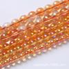 Cuentas de Vidrio Galvanizado Cuentas Sueltas DIY Hecho a Mano Pulsera Collar Accesorios de Joyería Cuentas Espaciadoras Venta al Por Mayor