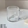 Copo de Enxaguante Bucal de Vidro Delixi para Uso Doméstico, Copo de Escova de Dentes para Casal, Copo de Escova de Dentes Simples, Copo de Dente Leve de Luxo com Alça